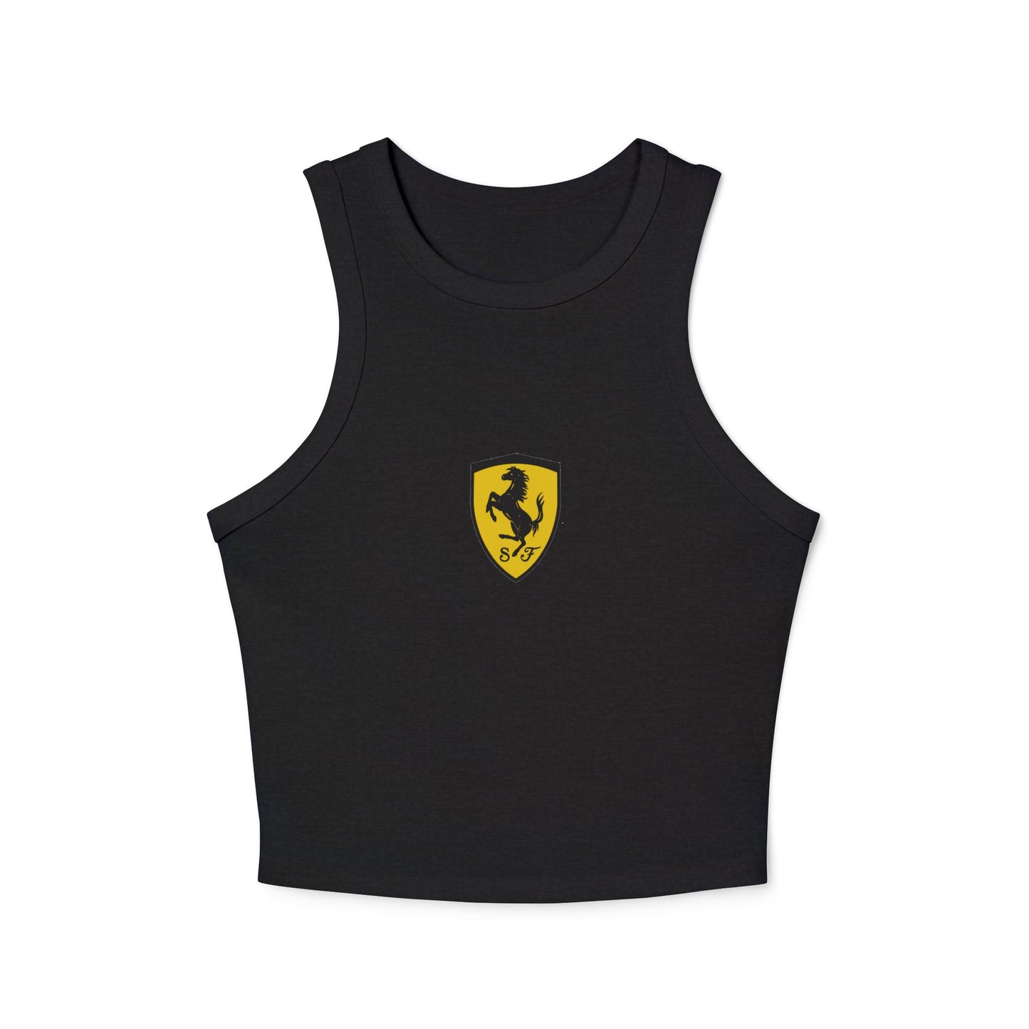 Ferrari F1 Racerback Tank Top: Women's Cropped Scuderia Tee