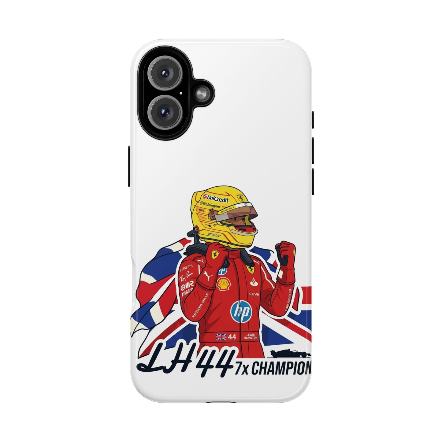 Lewis Hamilton Ferrari Phone Case LH44 7x Champion