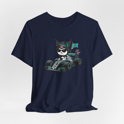 Kuromi F1 Racing Driver Graphic Tee Cute Motorsport Graphic Shirt
