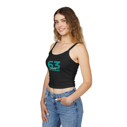 Trendy Women's Spaghetti Strap Tank Top, Casual Summer Wear, Graphic Tee, Festival Top, Everyday Fashion