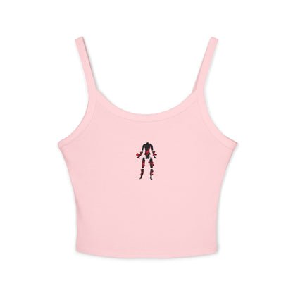 Brian Moser Ice Truck Killer Crop Top: Dexter Fan Tank - Ribbed Racerback