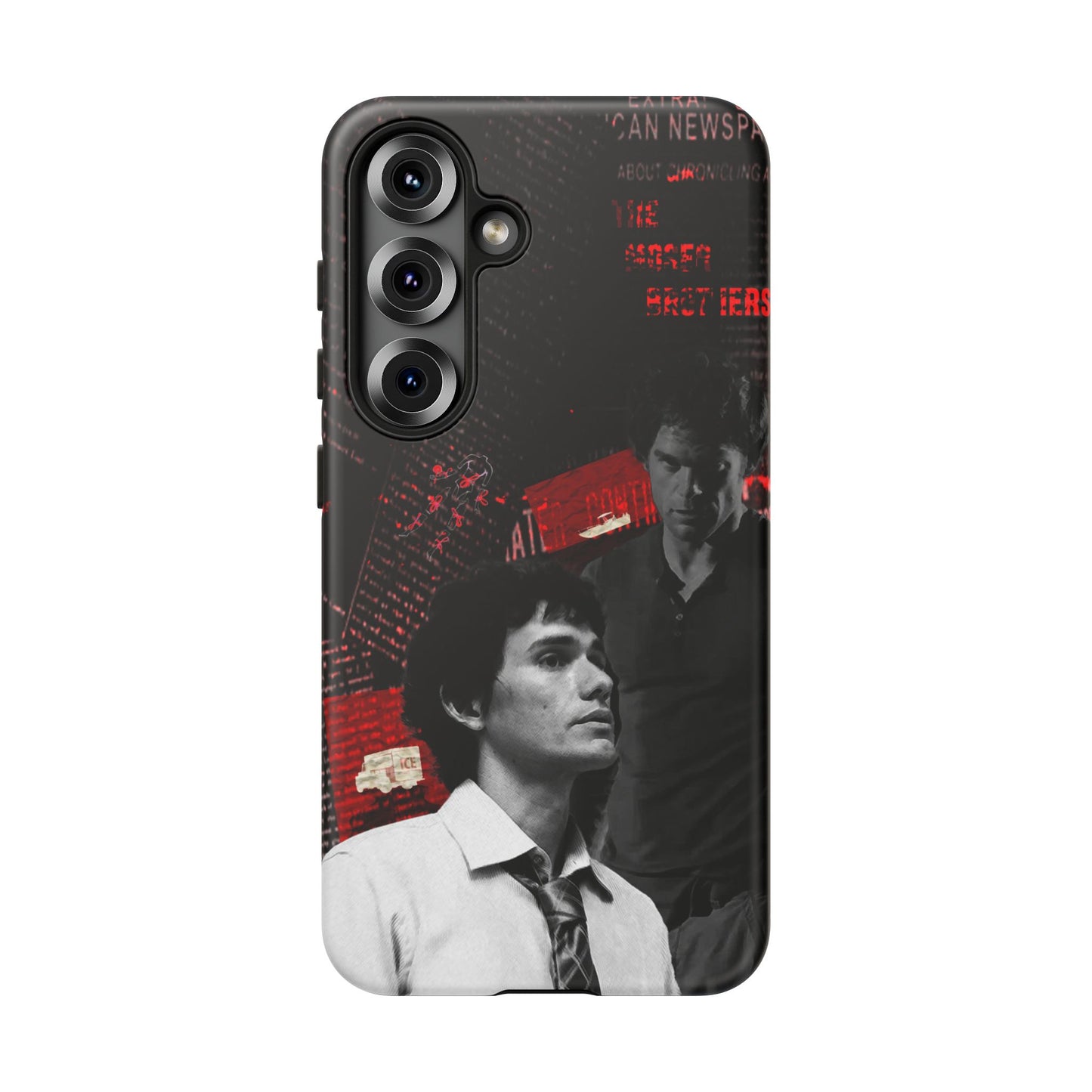 Bold Smartphone Case with Dramatic Design, Tough Phone Cover, Unique Gift for Tech Lovers, Stylish Accessories, Modern Protection