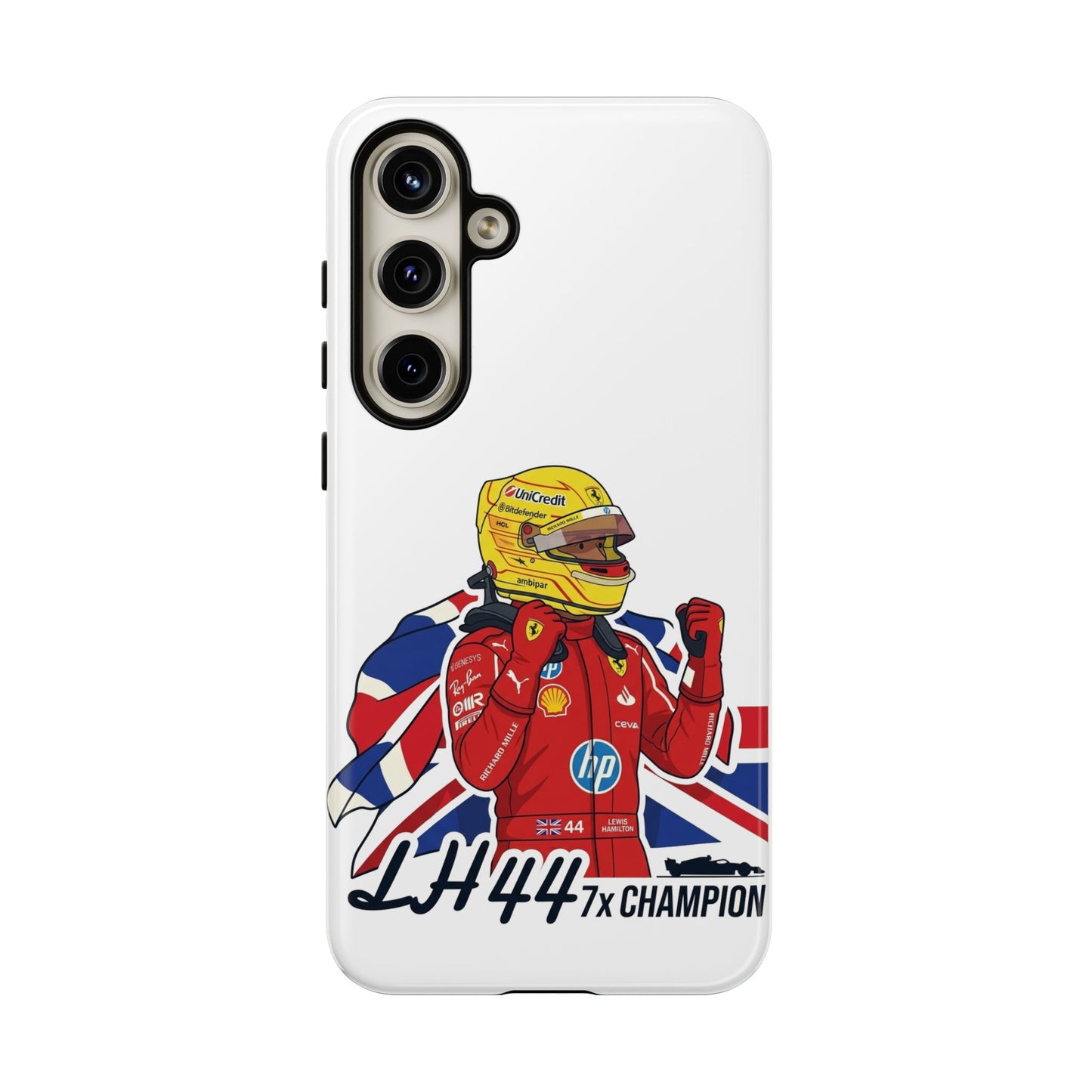 Lewis Hamilton Ferrari Phone Case LH44 7x Champion
