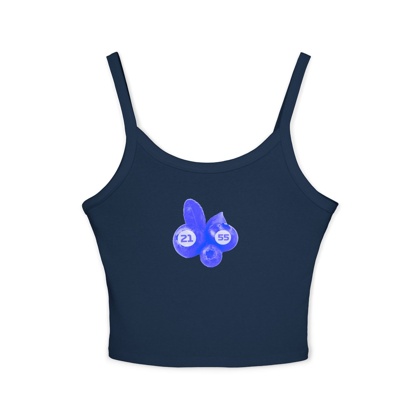 Blueberry-Themed  F1 Team Crop Top: Williams Racing Team Racerback Tank - Carlos Saiz x Alex Albon