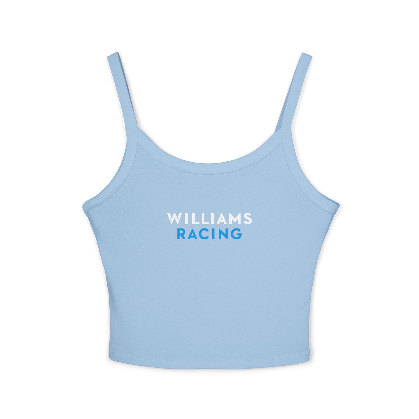 Williams Racing Crop Top: Carlos Sainz F1 Fan Tank - Alex Albon F1 fans - Ribbed Racerback