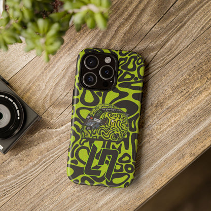 Lando Norris Helmet Design Phone Case, Formula 1 Fans, McLaren Fans, Tough Cases, Protective Cover, iPhone Case