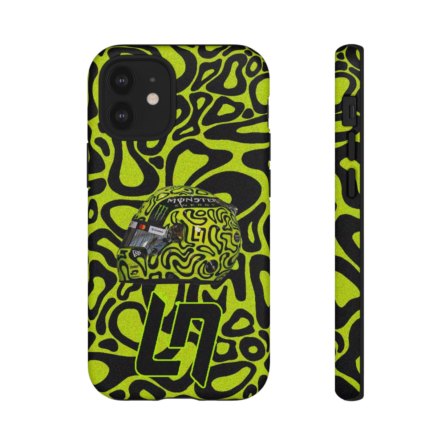 Lando Norris Helmet Design Phone Case, Formula 1 Fans, McLaren Fans, Tough Cases, Protective Cover, iPhone Case