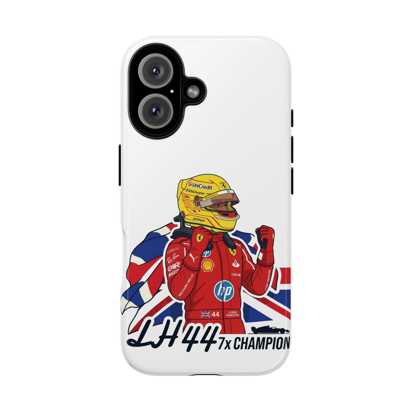 Lewis Hamilton Ferrari Phone Case LH44 7x Champion