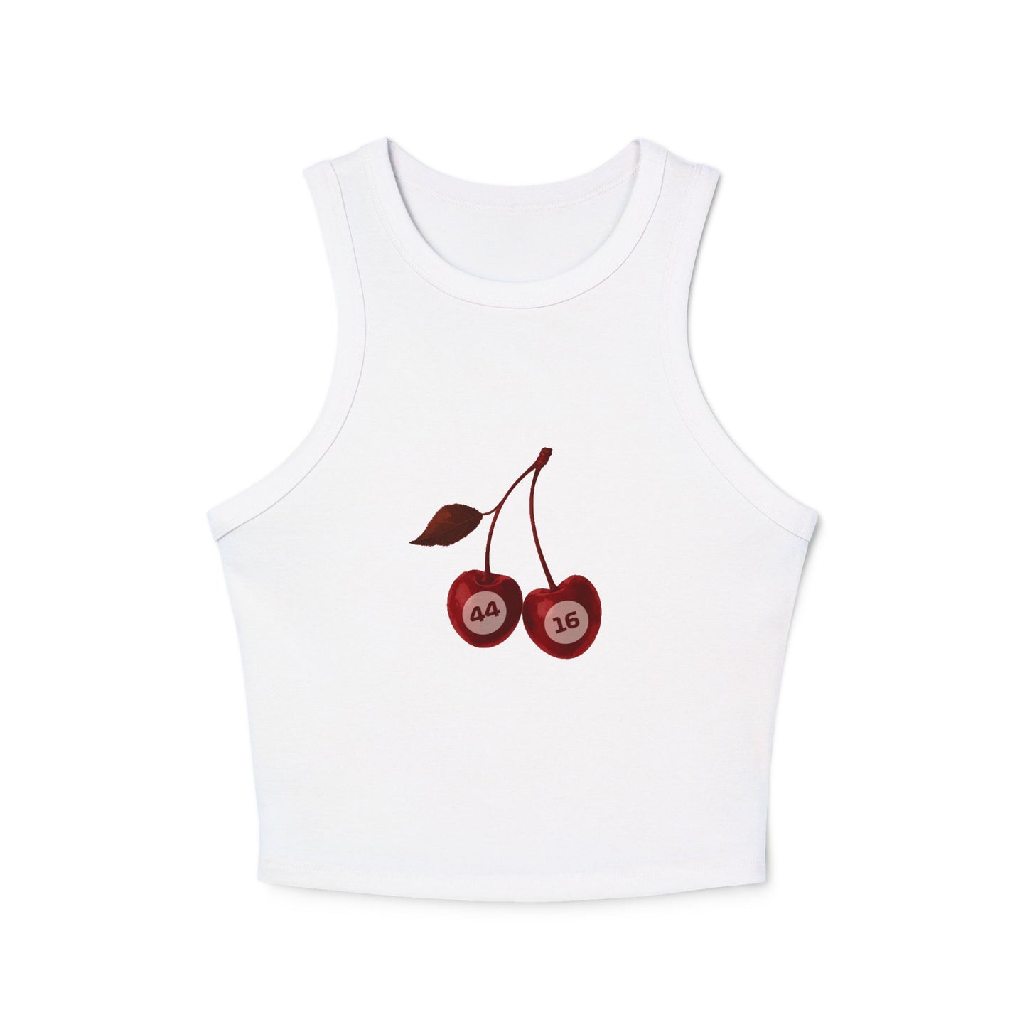 Cherry Ferrari F1 Racerback Crop Top: Red Trendy Tank Top