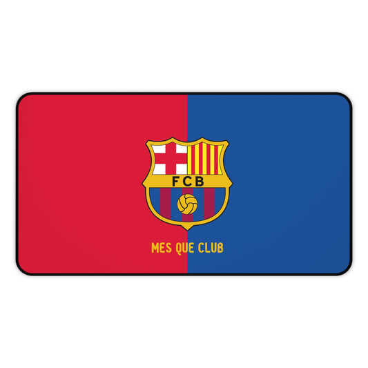 FCB Desk Mat - Football Club Mouse Pad, Gaming Desk Accessory, Office Decor, Barcelona Merchandise, Sports Gift