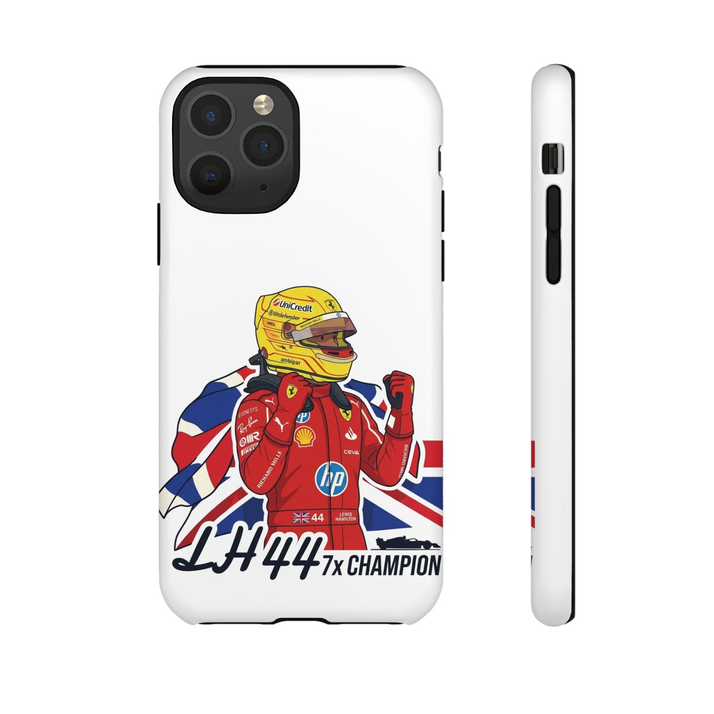 Lewis Hamilton Ferrari Phone Case LH44 7x Champion