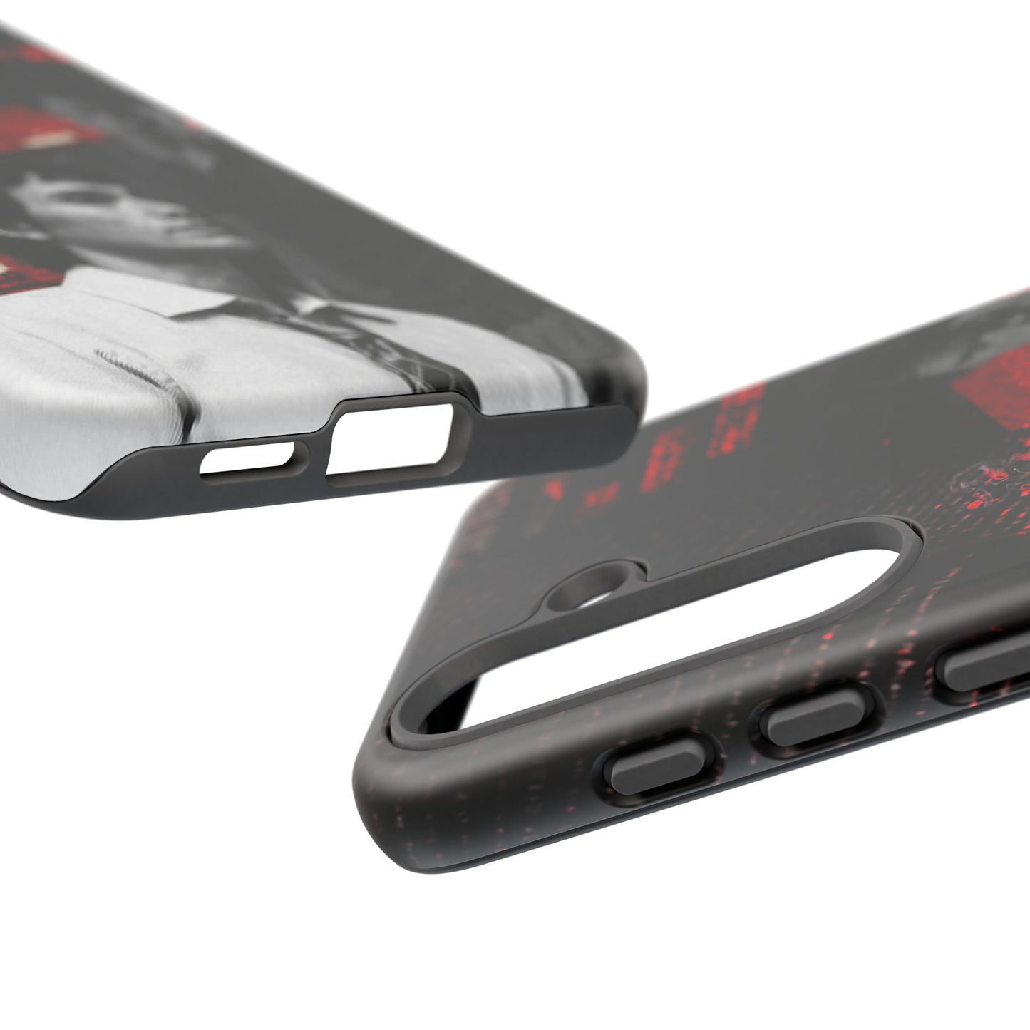 Bold Smartphone Case with Dramatic Design, Tough Phone Cover, Unique Gift for Tech Lovers, Stylish Accessories, Modern Protection