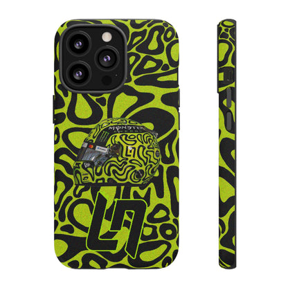 Lando Norris Helmet Design Phone Case, Formula 1 Fans, McLaren Fans, Tough Cases, Protective Cover, iPhone Case