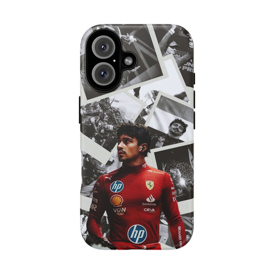 Charles Leclerc F1 Phone Case  Ferrari Passion Meets Speed  Must-Have for Formula 1 Fans Sports Fan Merchandise, Personalized Tech Covers