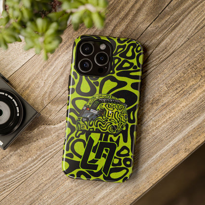 Lando Norris Helmet Design Phone Case, Formula 1 Fans, McLaren Fans, Tough Cases, Protective Cover, iPhone Case