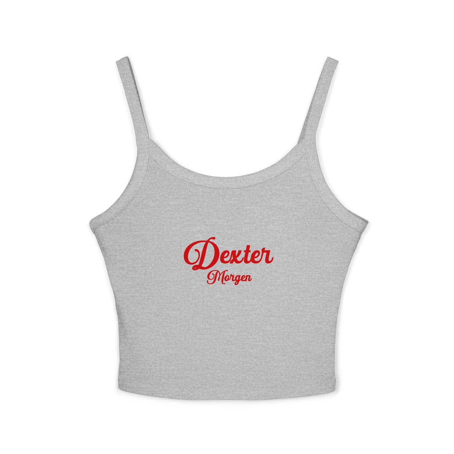 Dexter Morgan Spaghetti Strap Tank Top, Funny Graphic Tee, Horror Movie Fans, Crop Top Summer Fashion, Gift for Him or Her