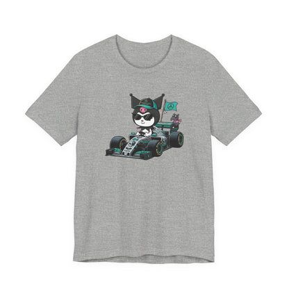 Kuromi F1 Racing Driver Graphic Tee Cute Motorsport Graphic Shirt