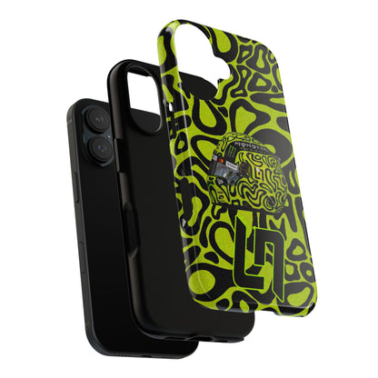 Lando Norris Helmet Design Phone Case, Formula 1 Fans, McLaren Fans, Tough Cases, Protective Cover, iPhone Case