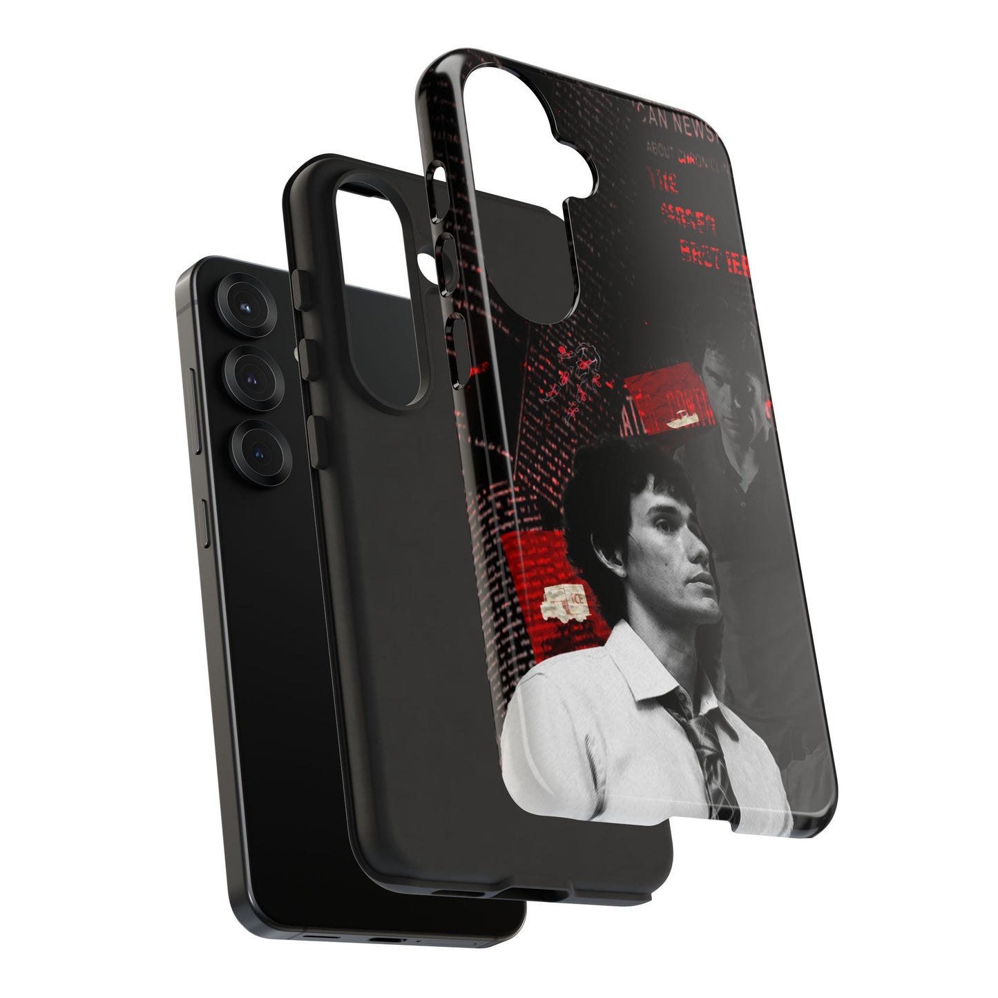 Bold Smartphone Case with Dramatic Design, Tough Phone Cover, Unique Gift for Tech Lovers, Stylish Accessories, Modern Protection