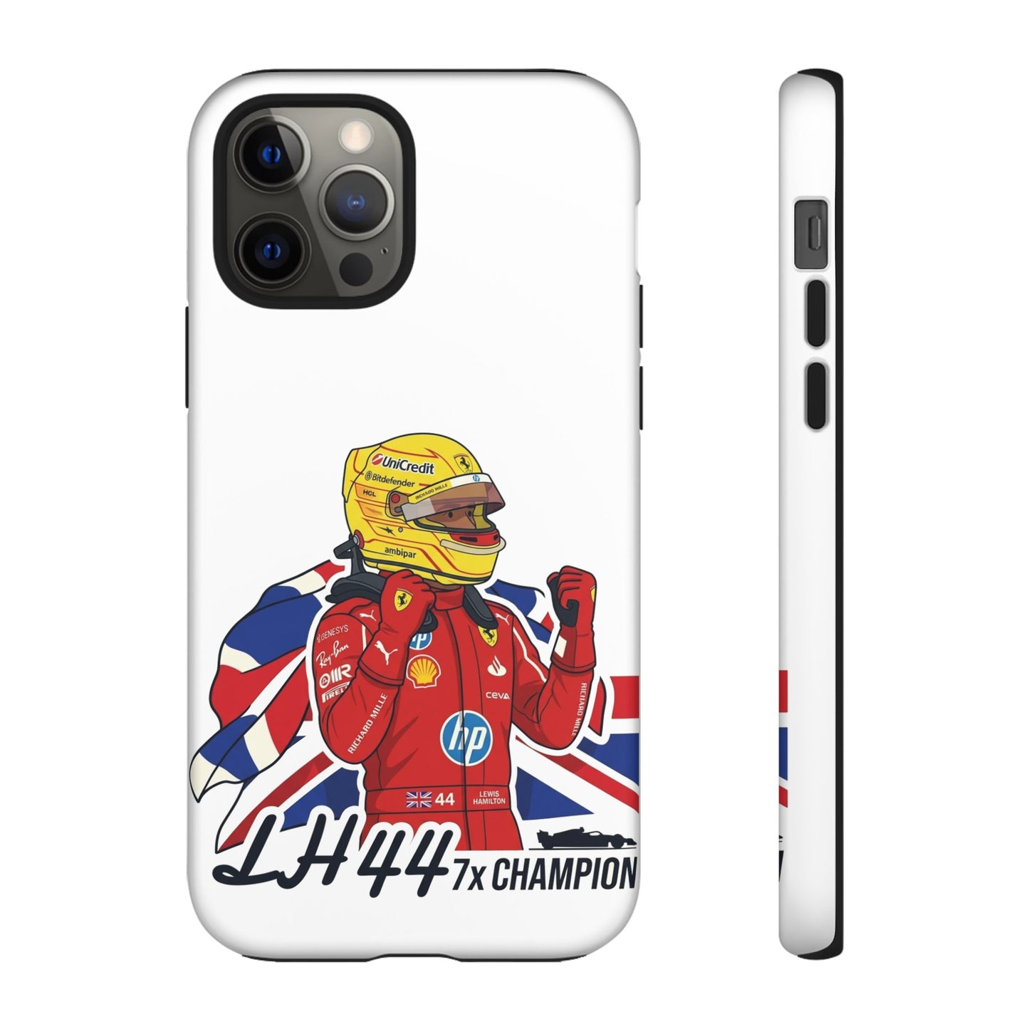Lewis Hamilton Ferrari Phone Case LH44 7x Champion