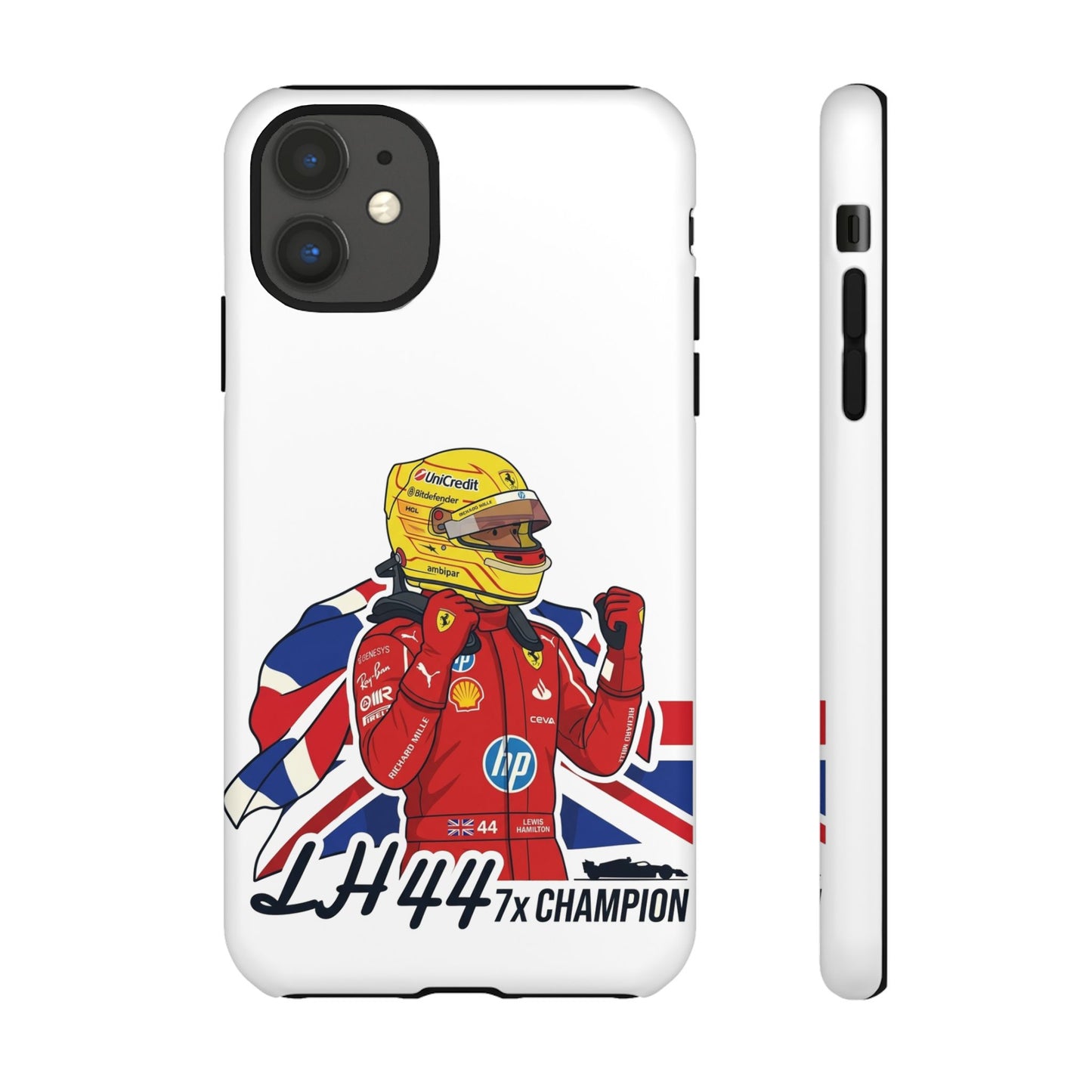 Lewis Hamilton Ferrari Phone Case LH44 7x Champion