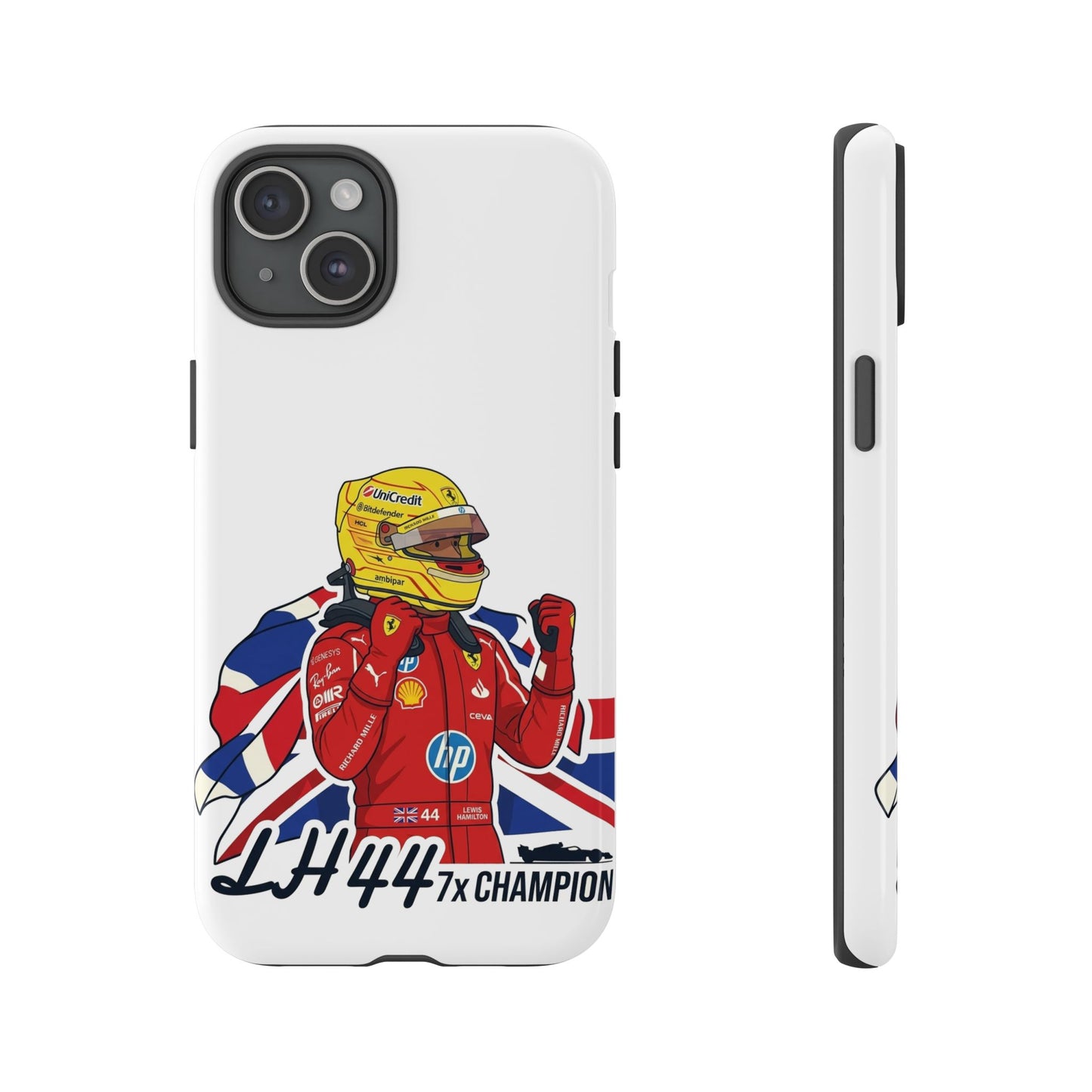 Lewis Hamilton Ferrari Phone Case LH44 7x Champion