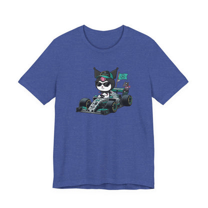 Kuromi F1 Racing Driver Graphic Tee Cute Motorsport Graphic Shirt