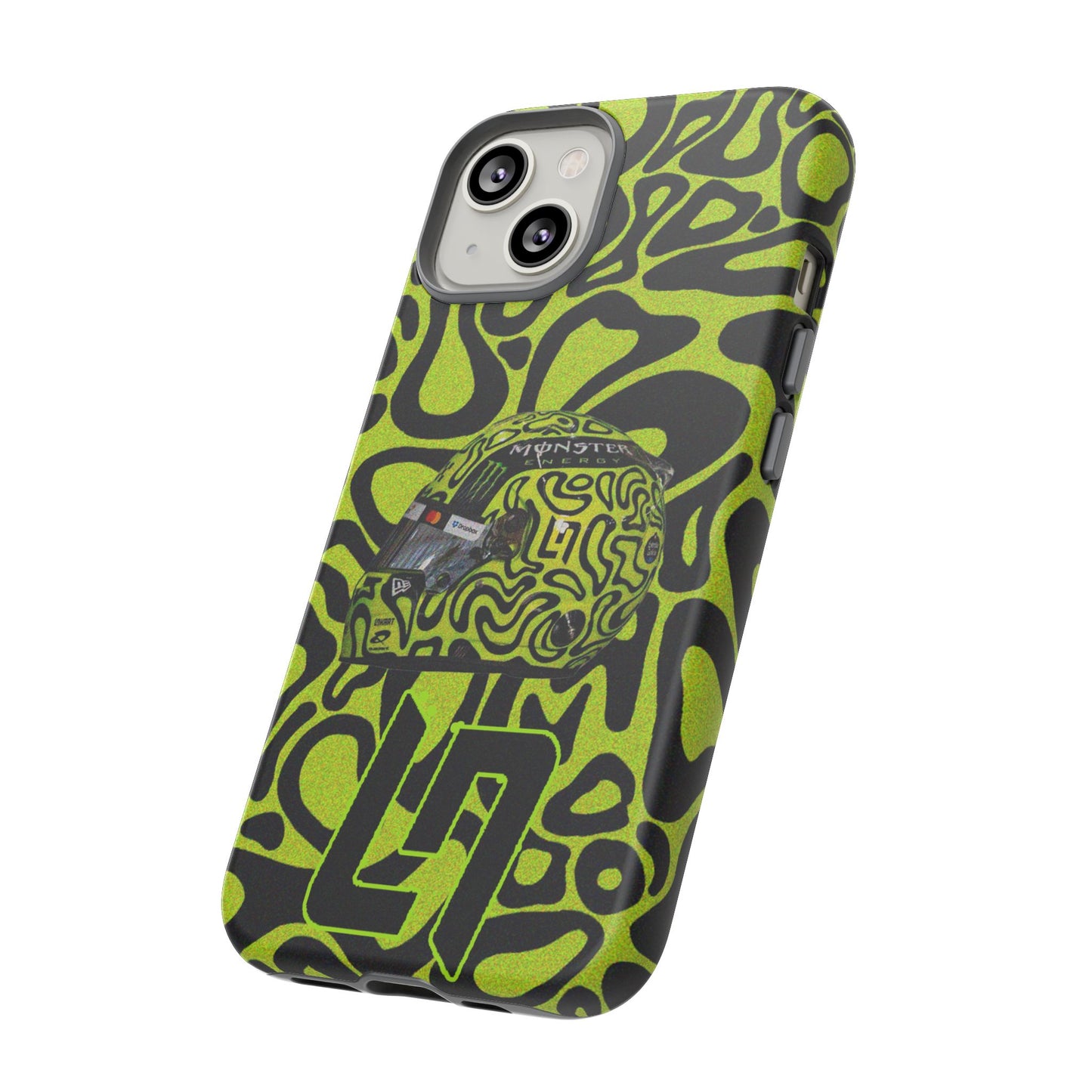 Lando Norris Helmet Design Phone Case, Formula 1 Fans, McLaren Fans, Tough Cases, Protective Cover, iPhone Case