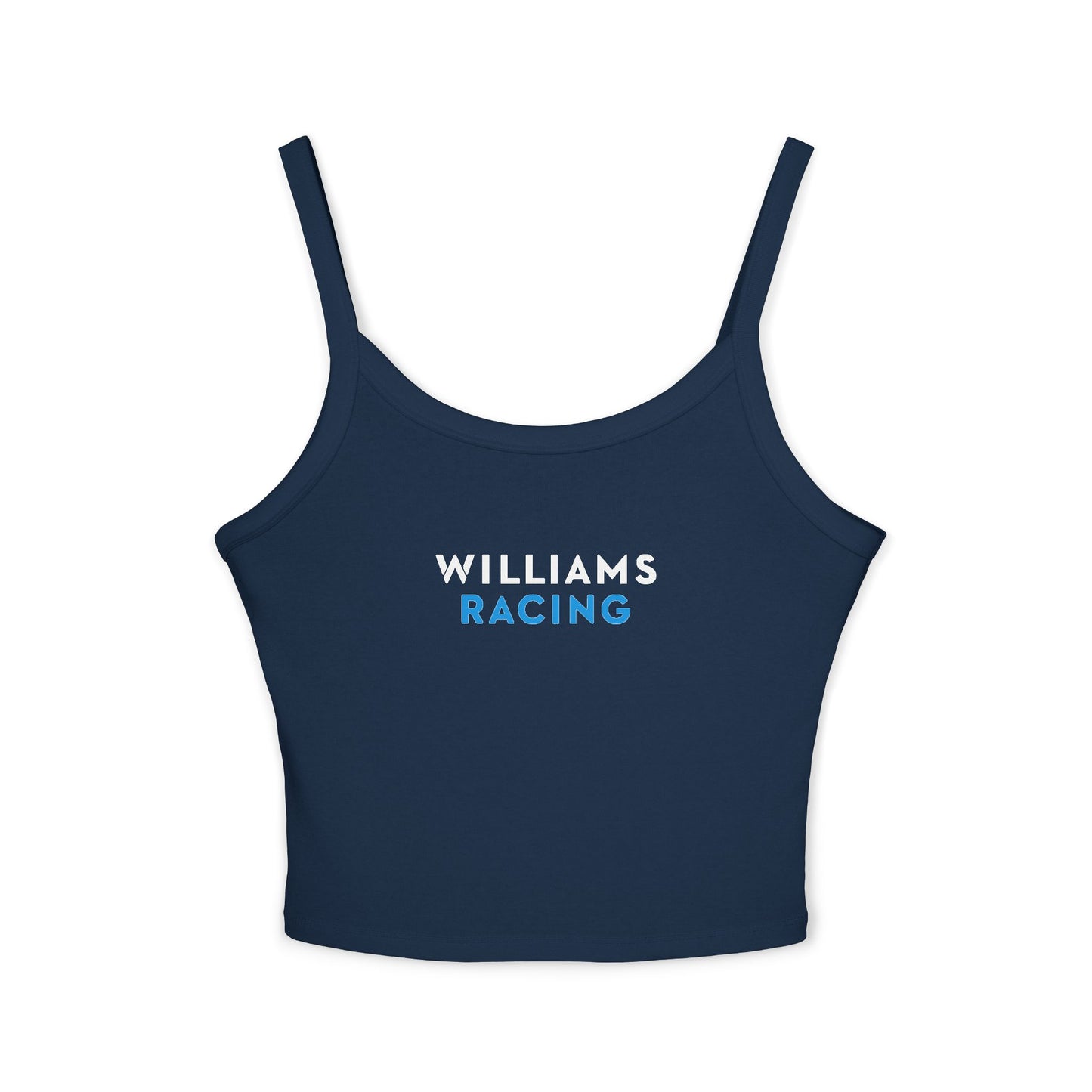 Williams Racing Crop Top: Carlos Sainz F1 Fan Tank - Alex Albon F1 fans - Ribbed Racerback