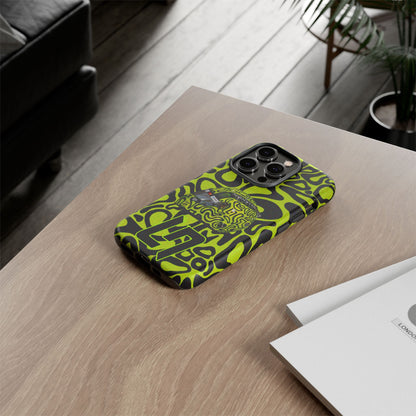 Lando Norris Helmet Design Phone Case, Formula 1 Fans, McLaren Fans, Tough Cases, Protective Cover, iPhone Case