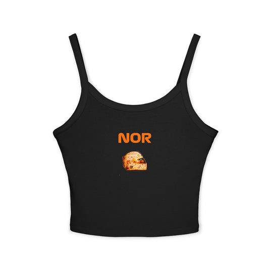 Lando Norris tank top, McLaren racing crop top, Paddock Fashion, Formula 1 Fashion, Formula 1 Merchendise, Spaghetti Strap Shirt,Sleeveless