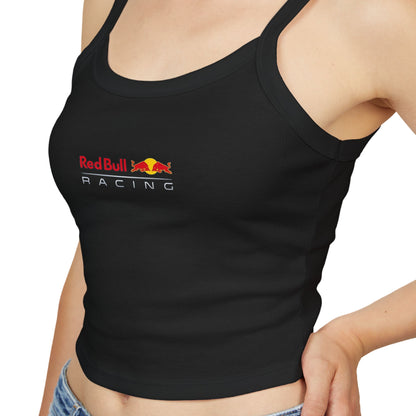 Red Bull Racing Cropped Tank Top Max Verstappen F1 Fan Racing Gift  Tank Driver shirt Formula 1 Ribbed Baby Tee Racerback Crop Top