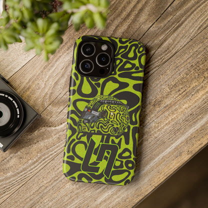 Lando Norris Helmet Design Phone Case, Formula 1 Fans, McLaren Fans, Tough Cases, Protective Cover, iPhone Case