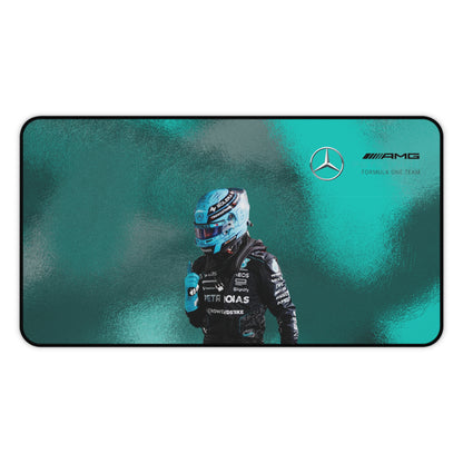 Racing Desk Mat for Gamers, Office Decor, Computer Accessories, Gift for Car Enthusiasts, Mercedes AMG Design