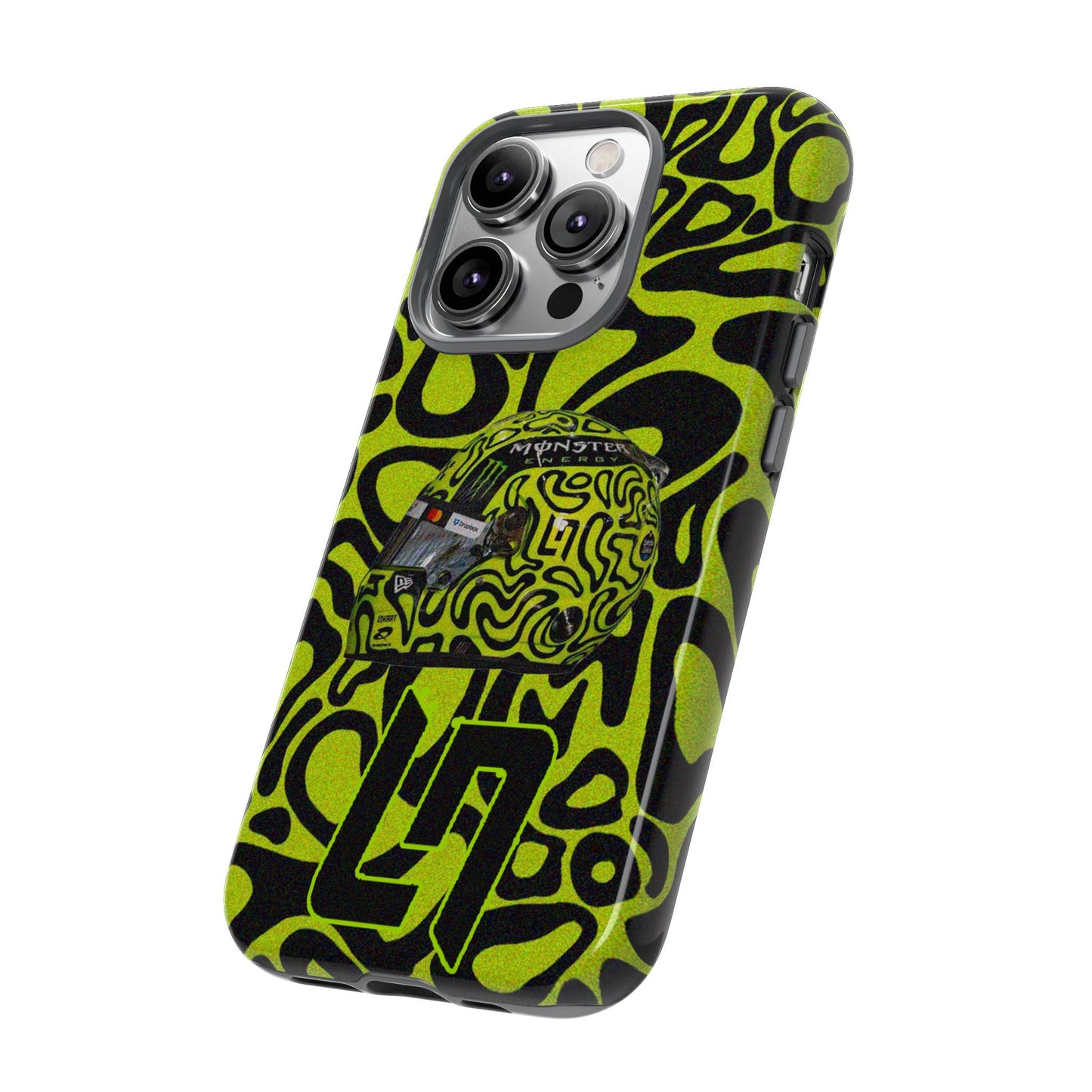 Lando Norris Helmet Design Phone Case, Formula 1 Fans, McLaren Fans, Tough Cases, Protective Cover, iPhone Case