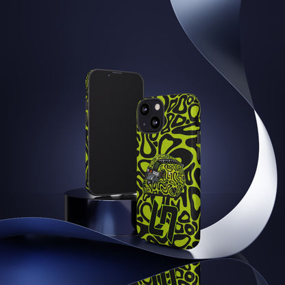 Lando Norris Helmet Design Phone Case, Formula 1 Fans, McLaren Fans, Tough Cases, Protective Cover, iPhone Case