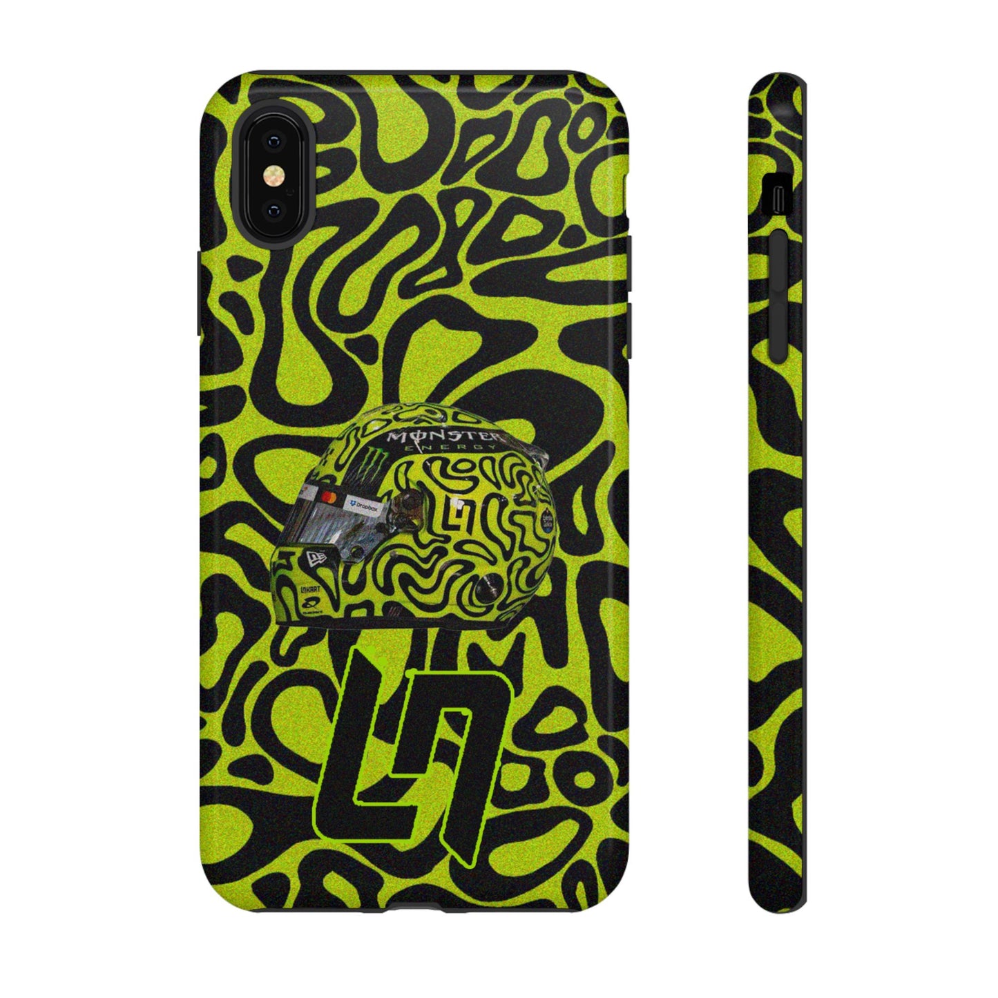 Lando Norris Helmet Design Phone Case, Formula 1 Fans, McLaren Fans, Tough Cases, Protective Cover, iPhone Case
