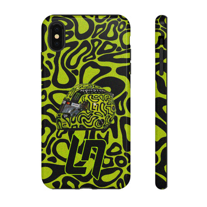 Lando Norris Helmet Design Phone Case, Formula 1 Fans, McLaren Fans, Tough Cases, Protective Cover, iPhone Case