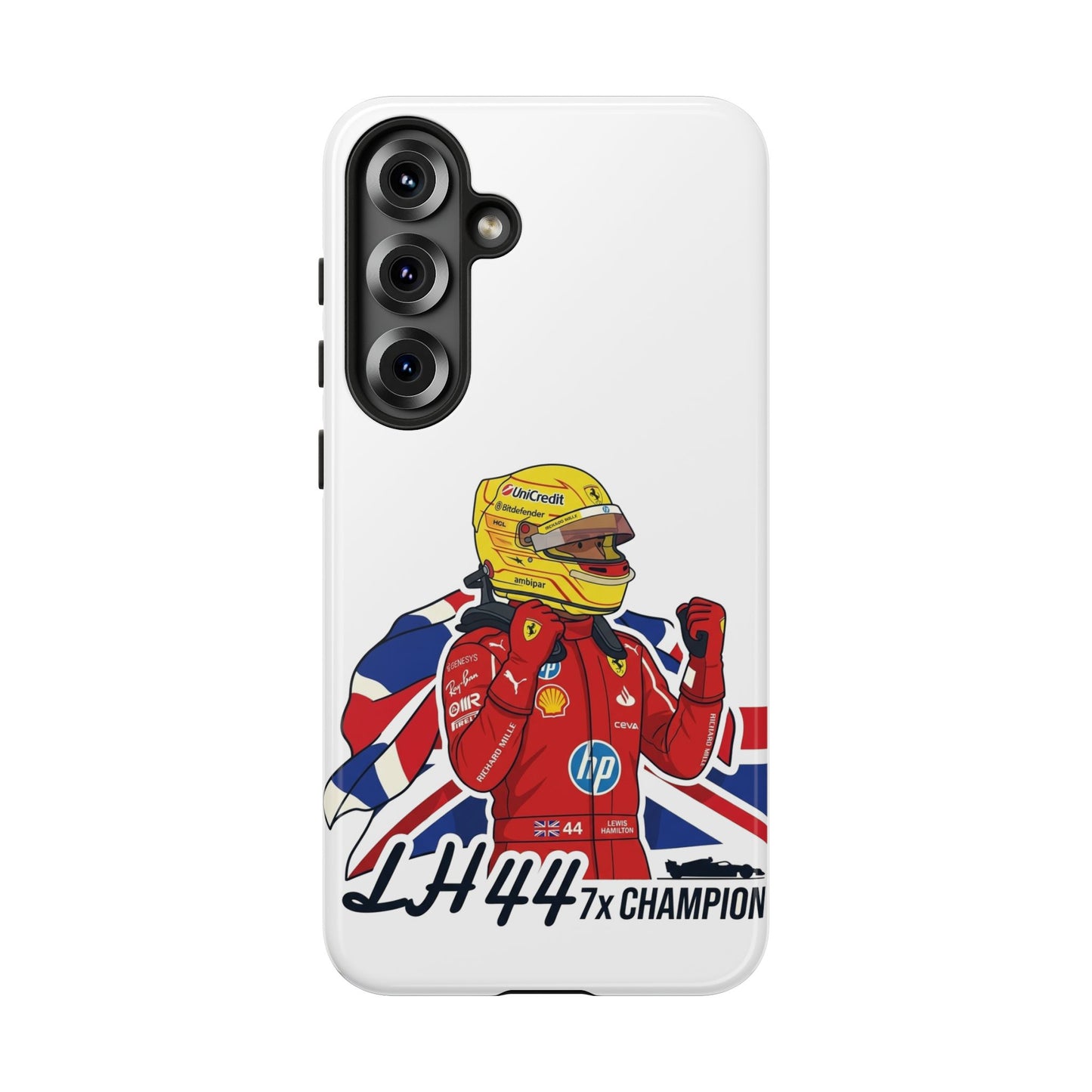 Lewis Hamilton Ferrari Phone Case LH44 7x Champion