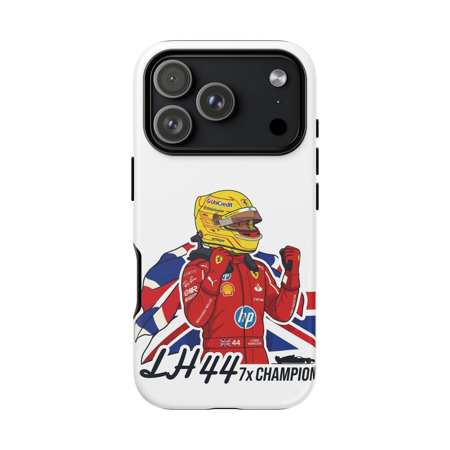 Lewis Hamilton Ferrari Phone Case LH44 7x Champion