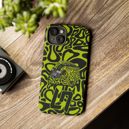 Lando Norris Helmet Design Phone Case, Formula 1 Fans, McLaren Fans, Tough Cases, Protective Cover, iPhone Case