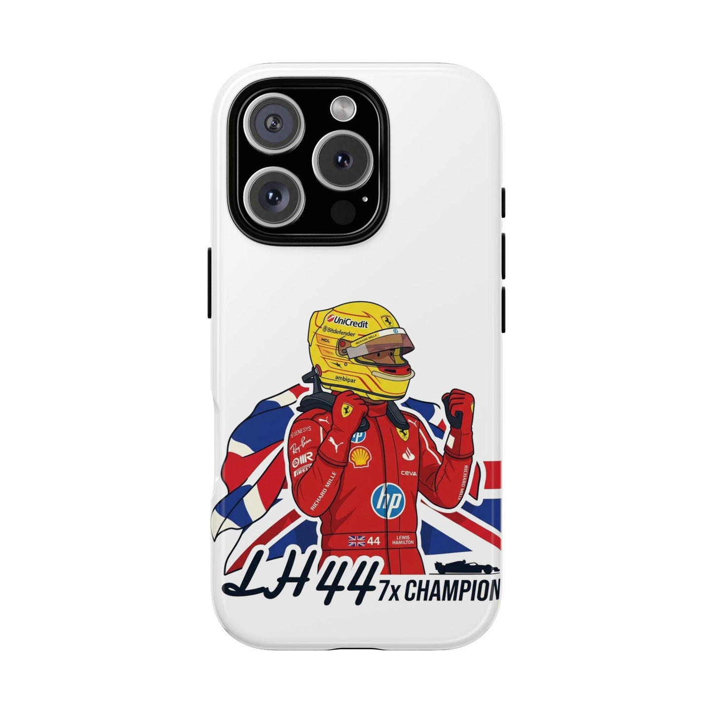 Lewis Hamilton Ferrari Phone Case LH44 7x Champion