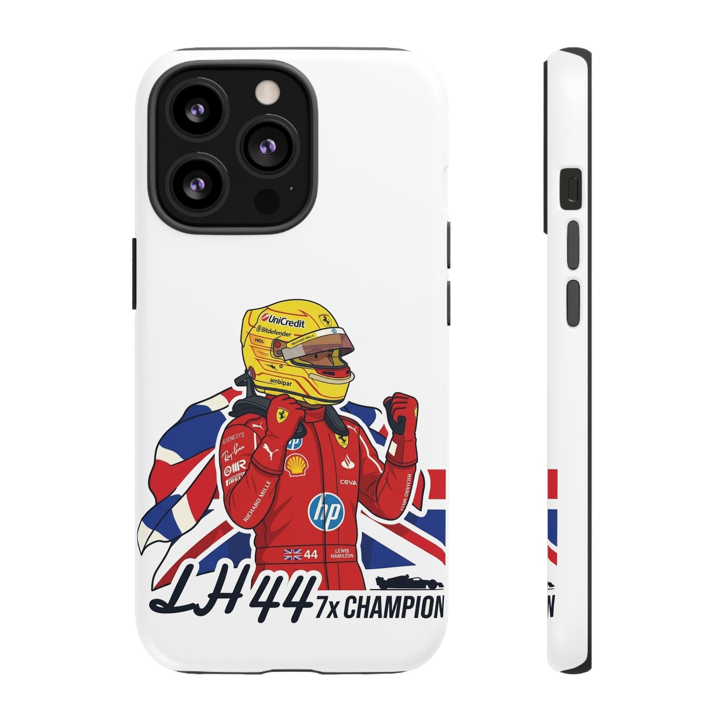 Lewis Hamilton Ferrari Phone Case LH44 7x Champion