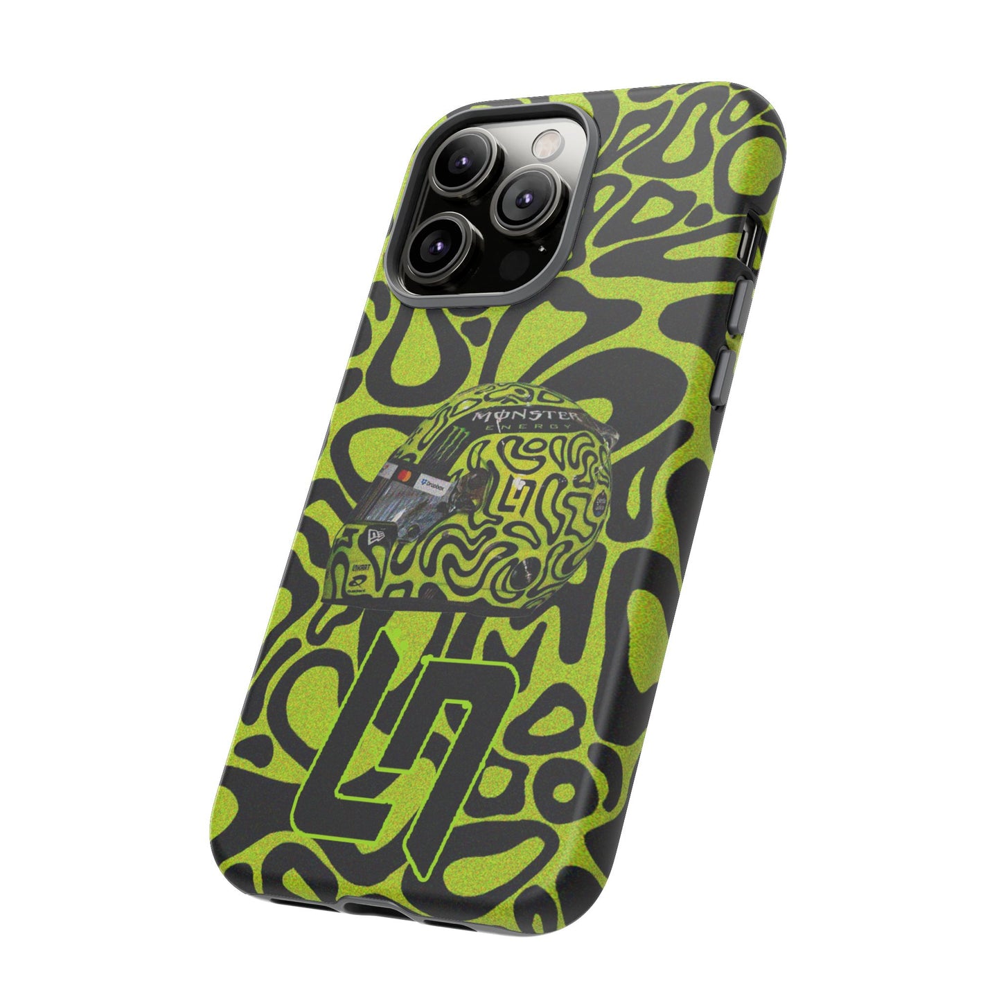 Lando Norris Helmet Design Phone Case, Formula 1 Fans, McLaren Fans, Tough Cases, Protective Cover, iPhone Case