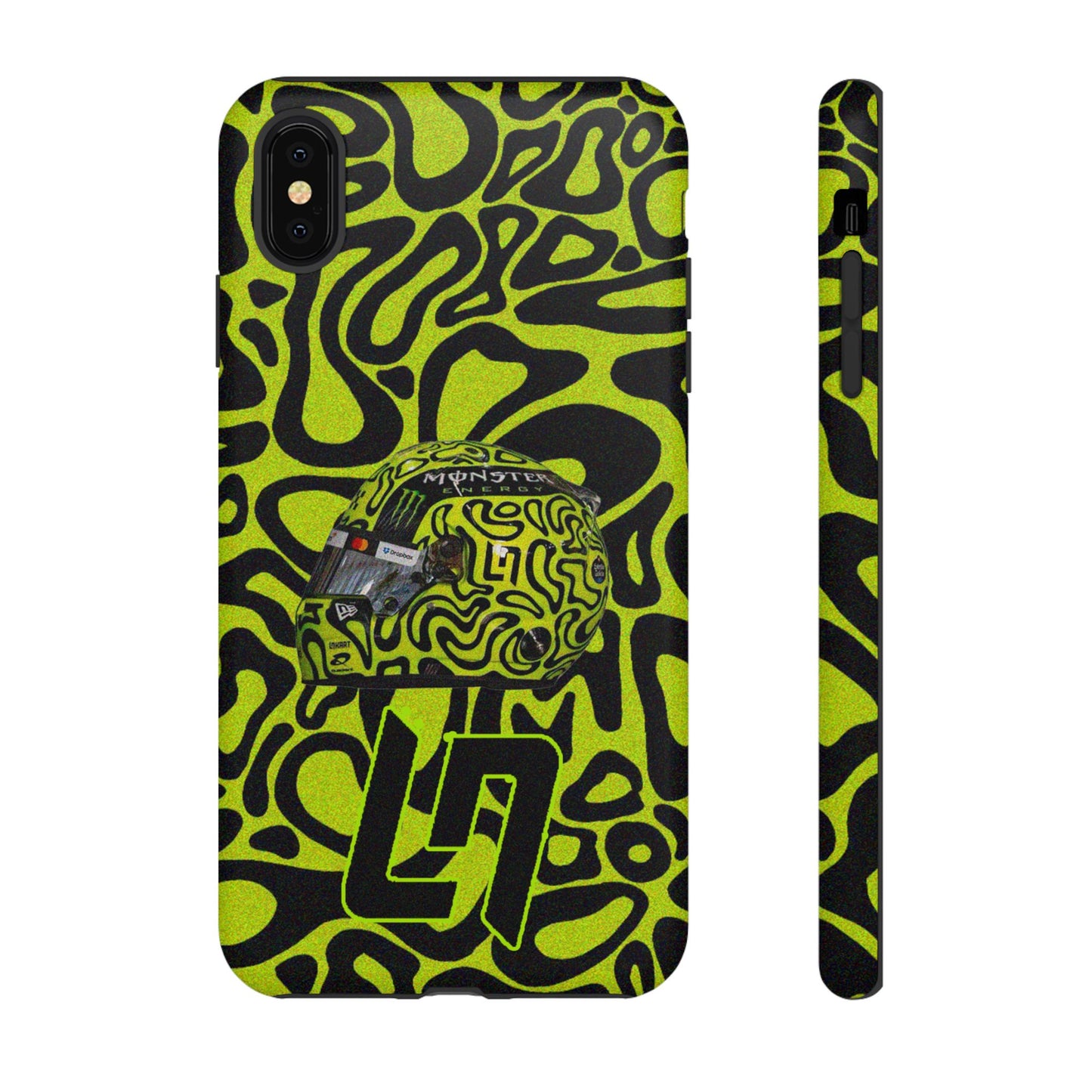 Lando Norris Helmet Design Phone Case, Formula 1 Fans, McLaren Fans, Tough Cases, Protective Cover, iPhone Case