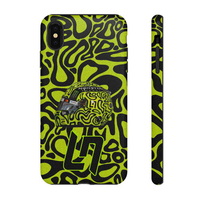 Lando Norris Helmet Design Phone Case, Formula 1 Fans, McLaren Fans, Tough Cases, Protective Cover, iPhone Case