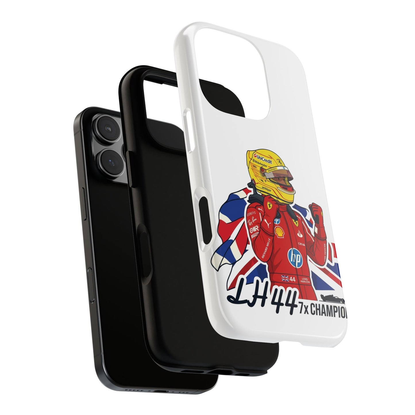 Lewis Hamilton Ferrari Phone Case LH44 7x Champion