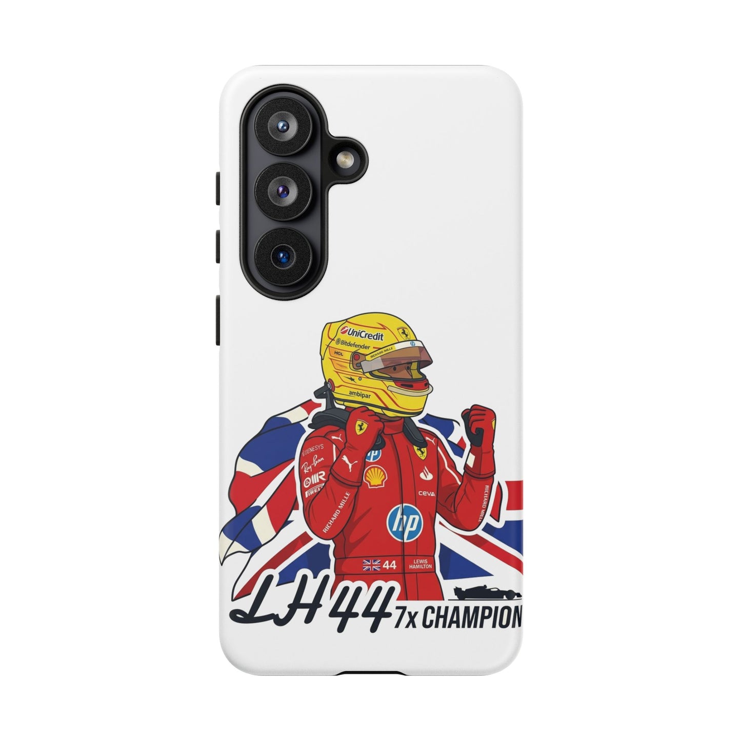 Lewis Hamilton Ferrari Phone Case LH44 7x Champion