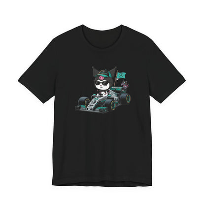 Kuromi F1 Racing Driver Graphic Tee Cute Motorsport Graphic Shirt