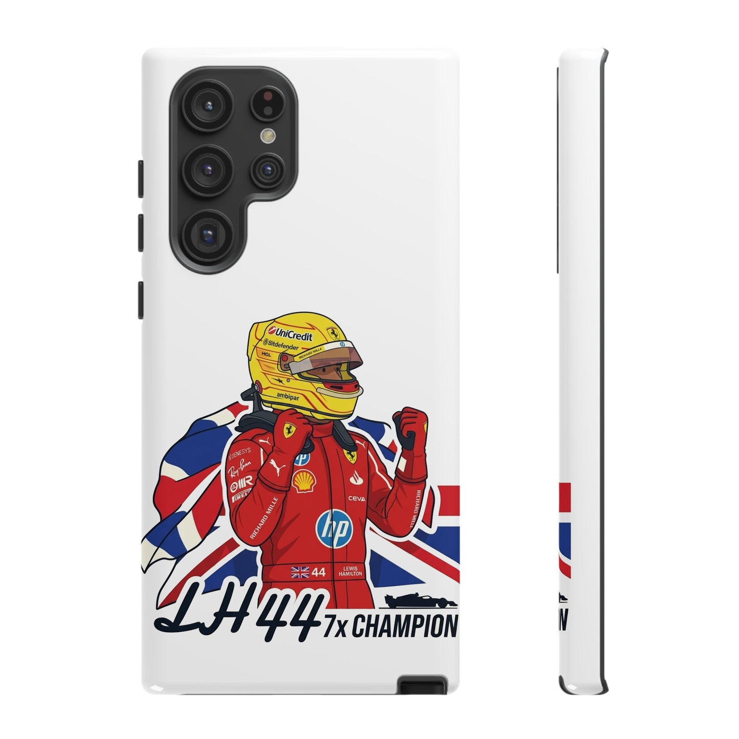 Lewis Hamilton Ferrari Phone Case LH44 7x Champion